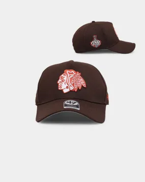 47 Brand Chicago Blackhawks MVP DT Snapback Brown/Caramel