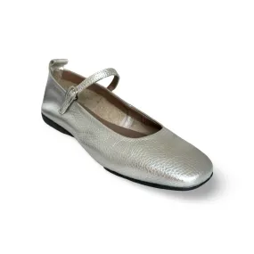 A86101 Silver Maryjane Ballet Flat