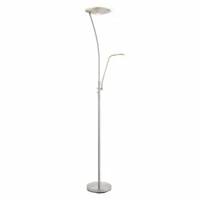 Alfardisworthy Floor Lamp Satin Chrome