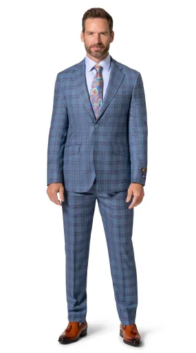 Berragamo Elegant - Faille Wool 10005.4098 S/B Slim Fit Suit