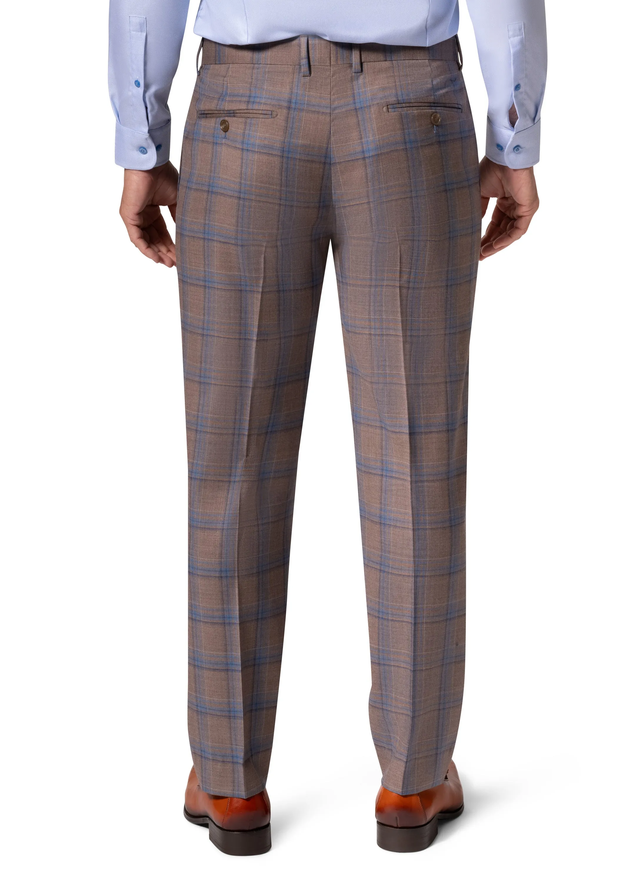 Berragamo Elegant - Faille Wool 10005.4100 D/B Modern Fit Suit