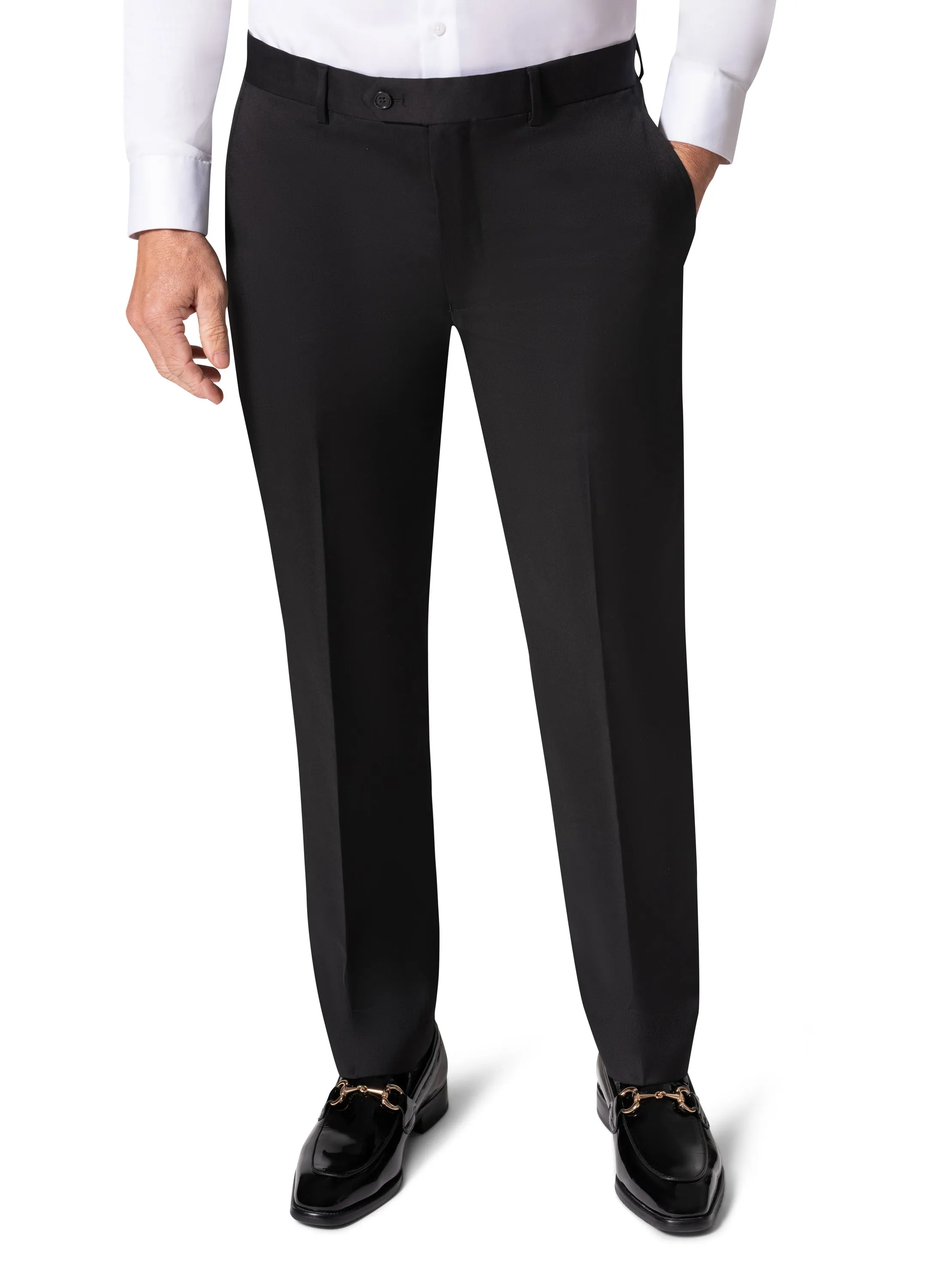 Berragamo - Reda | Slim Fit 2-Piece Solid Suit - Black