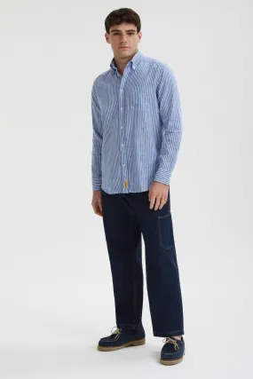 Bradford Linen Striped Shirt