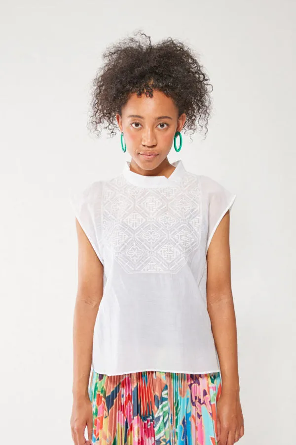 CANACO | Embroidered Blouse