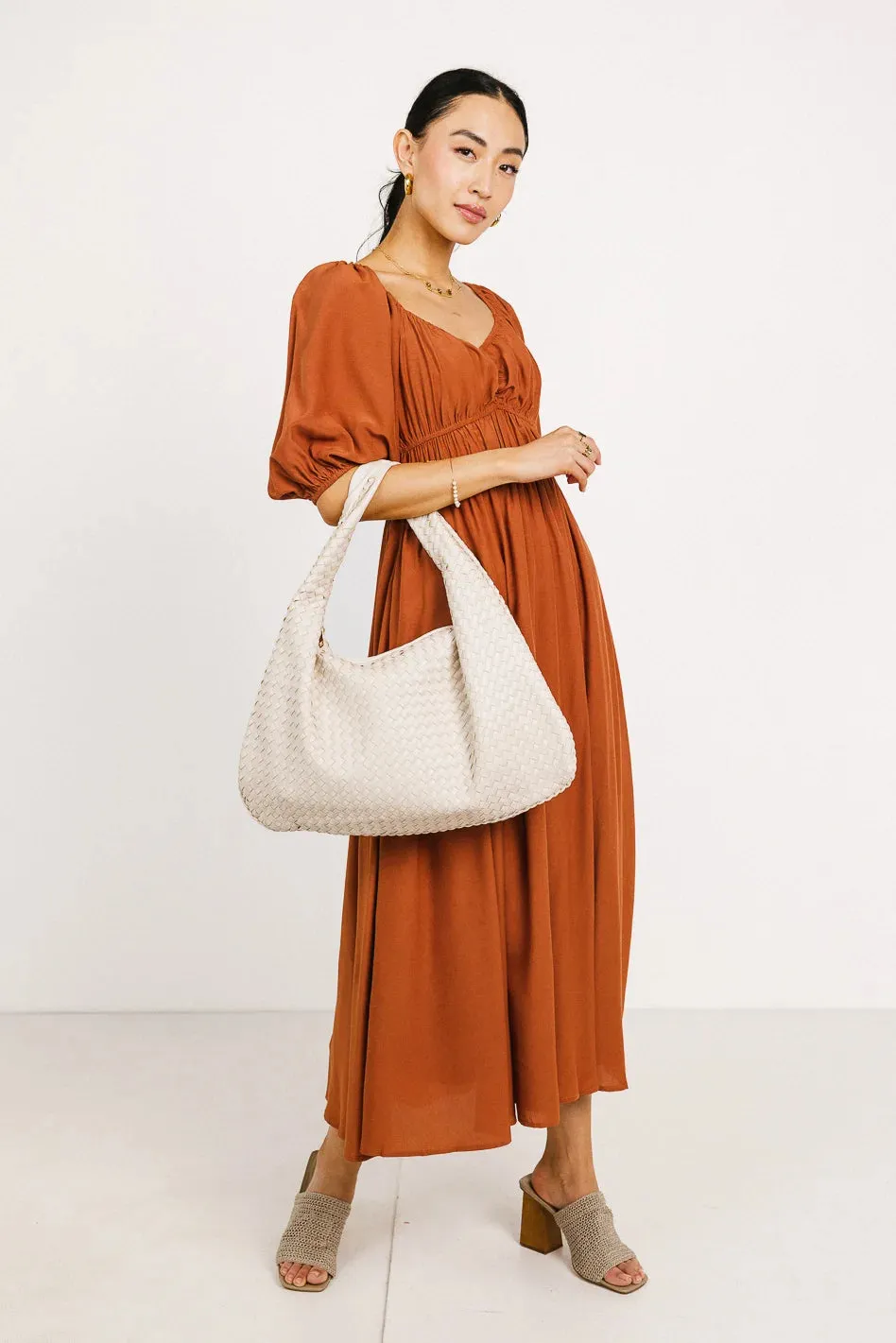 Cercee Hobo Bag in Cream