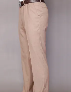 CHAMPAGNE MODERN FIT FLAT FRONT DRESS PANTS