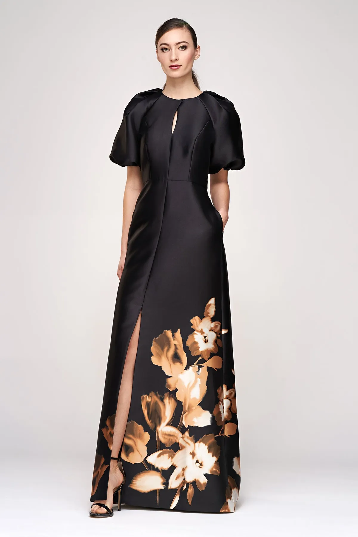 Delfina Statement Sleeve Gown