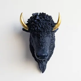 Faux Bison Wall Hanging