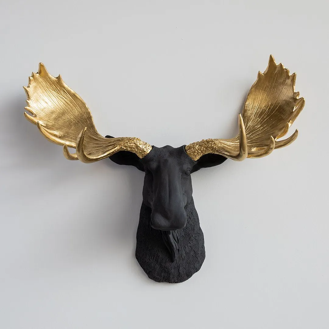 Faux Moose Wall Hanging