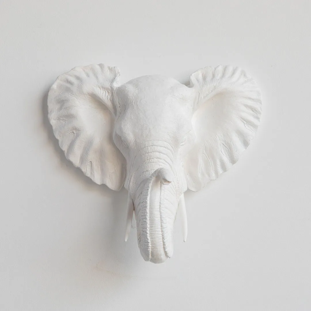 Faux Small Elephant Wall Hanging