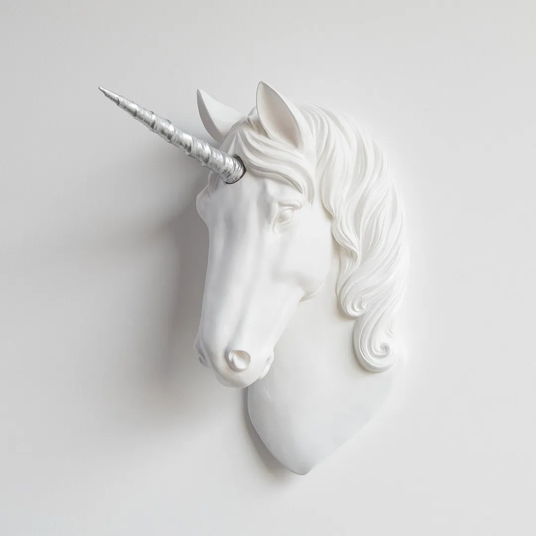 Faux Unicorn Wall Plaque