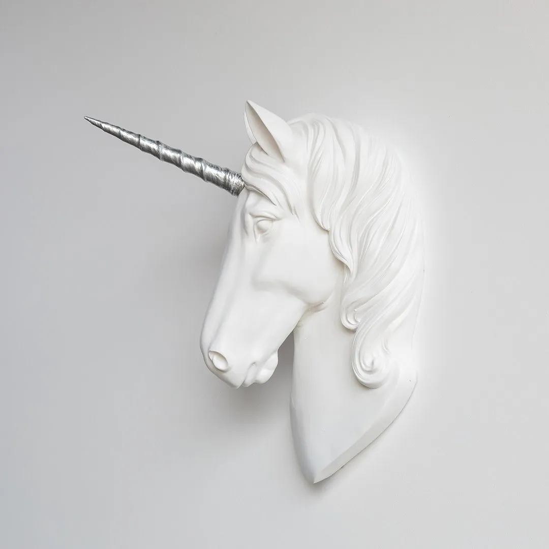 Faux Unicorn Wall Plaque