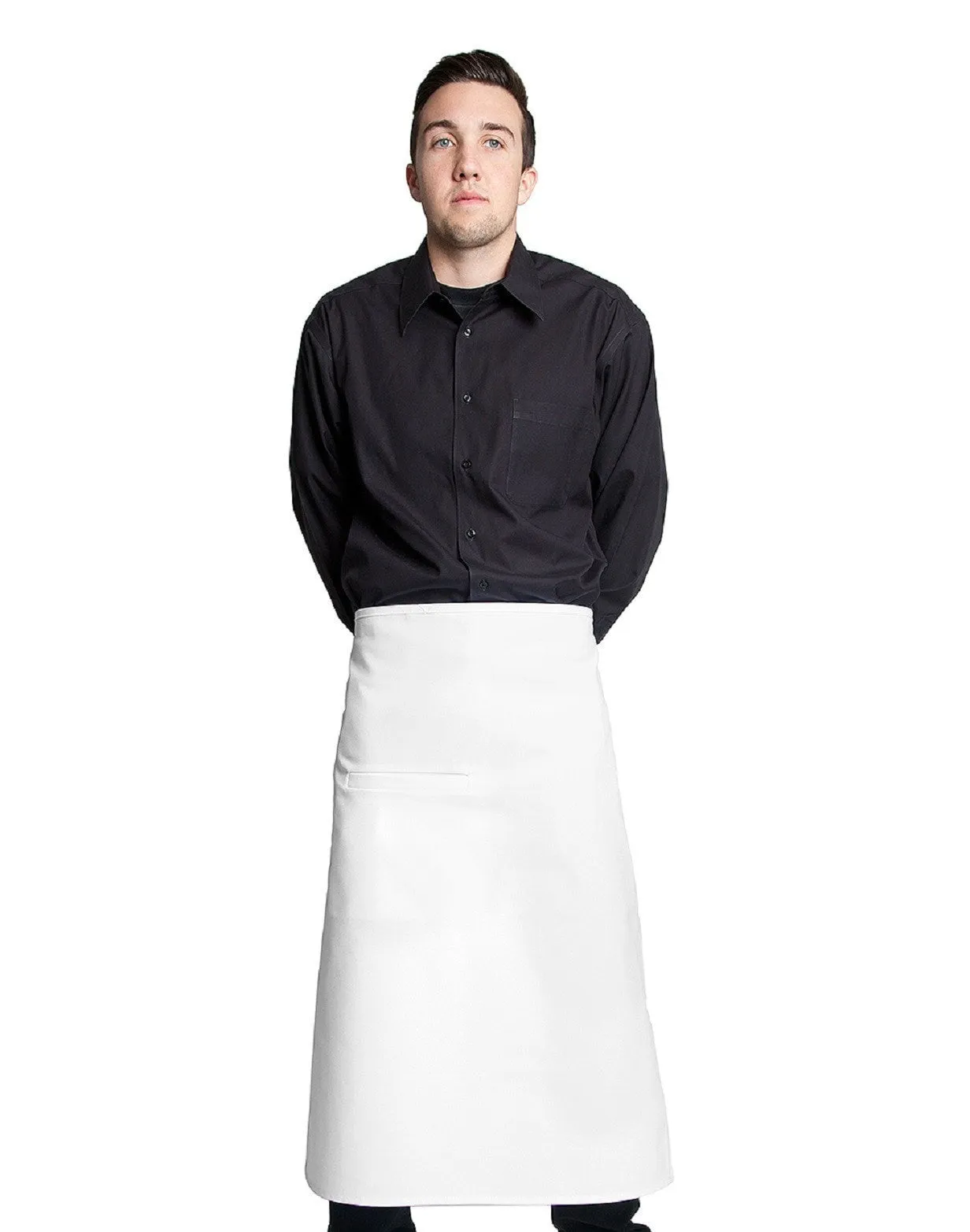 Fiumara Apparel Full Bistro Apron w/ 1 Pocket 32"L x 28"W