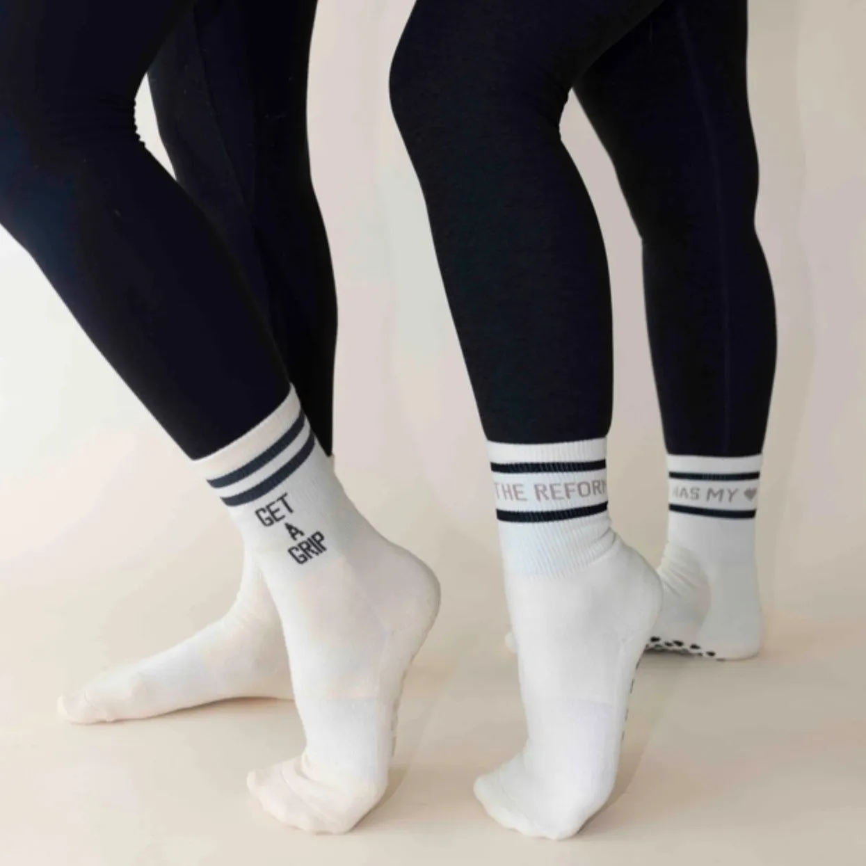 Get a Grip - Crew Grip Sock (Barre / Pilates)