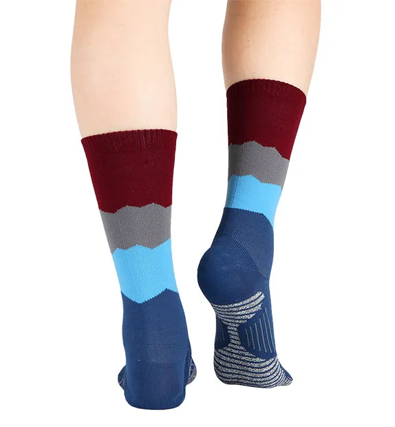 Grip Performance Compression Crew Socks - Solids