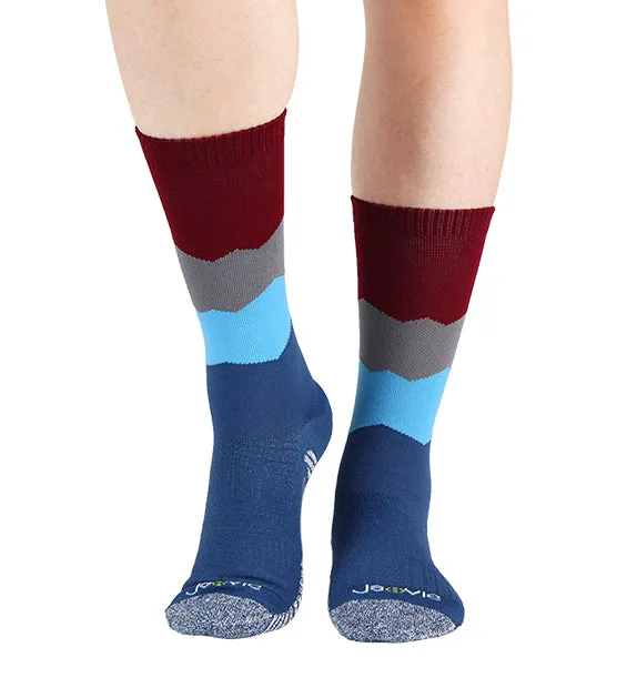 Grip Performance Compression Crew Socks - Solids