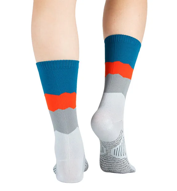 Grip Performance Compression Crew Socks - Solids