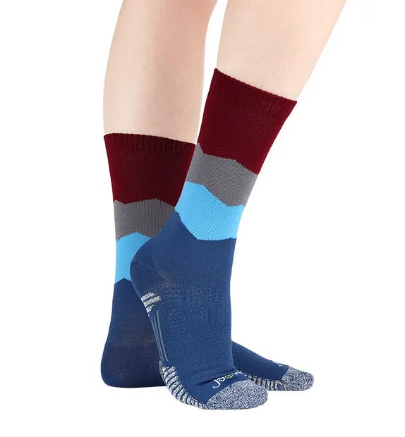 Grip Performance Compression Crew Socks - Solids