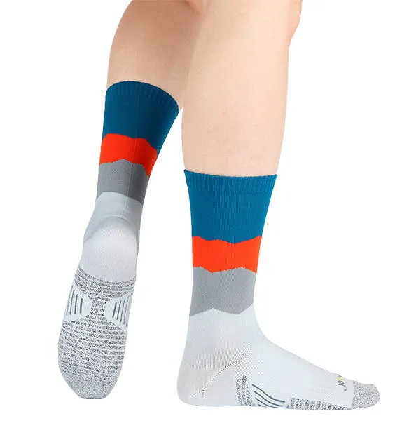 Grip Performance Compression Crew Socks - Solids