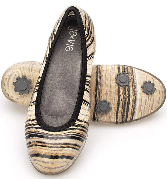 ja-vie desert stripe jelly flats shoes