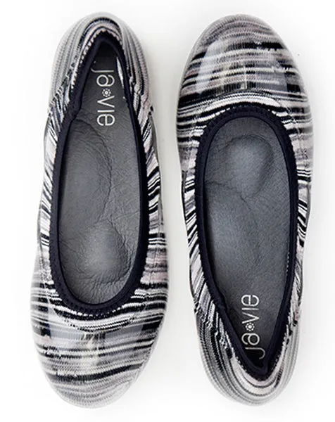 ja-vie paloma stripes jelly flats shoes