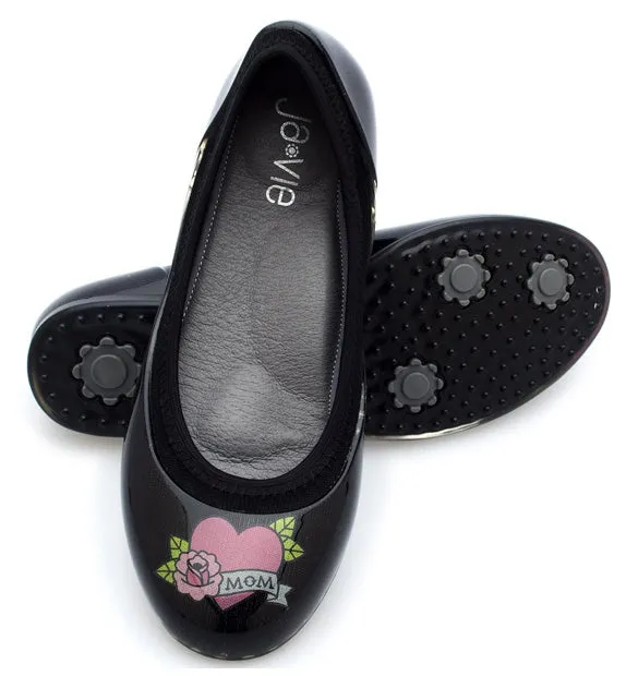 ja-vie tattoo jelly flats shoes