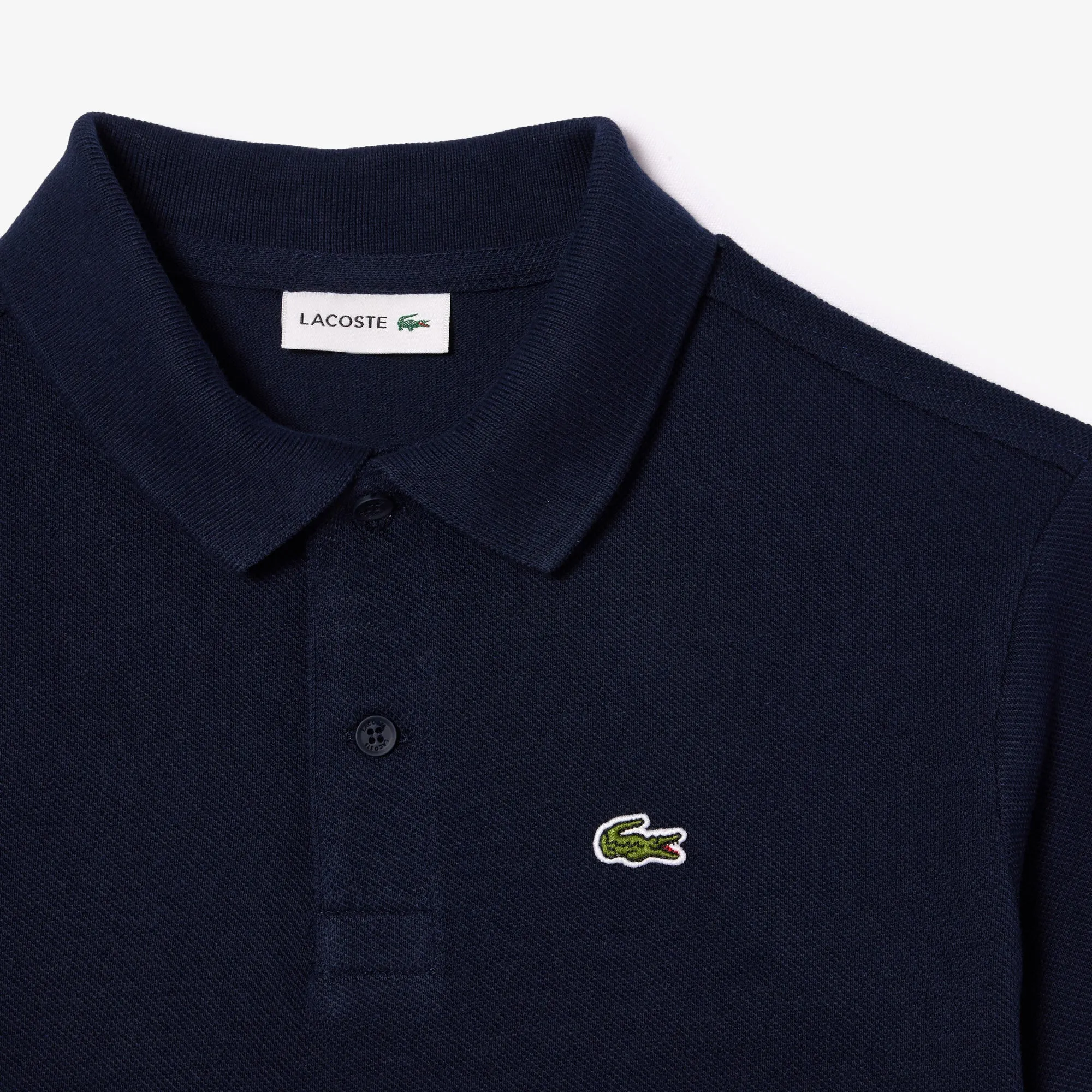 Kids’ Lacoste Organic Cotton Piqué Colourblock Polo Shirt