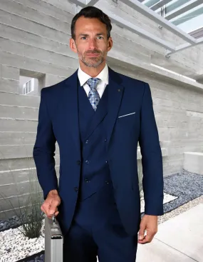 LAZIO SAPPHIRE TAILORED FIT 3 PC SUIT