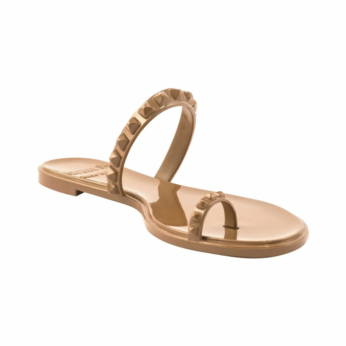 Maria Flat Jelly Sandal - Nude