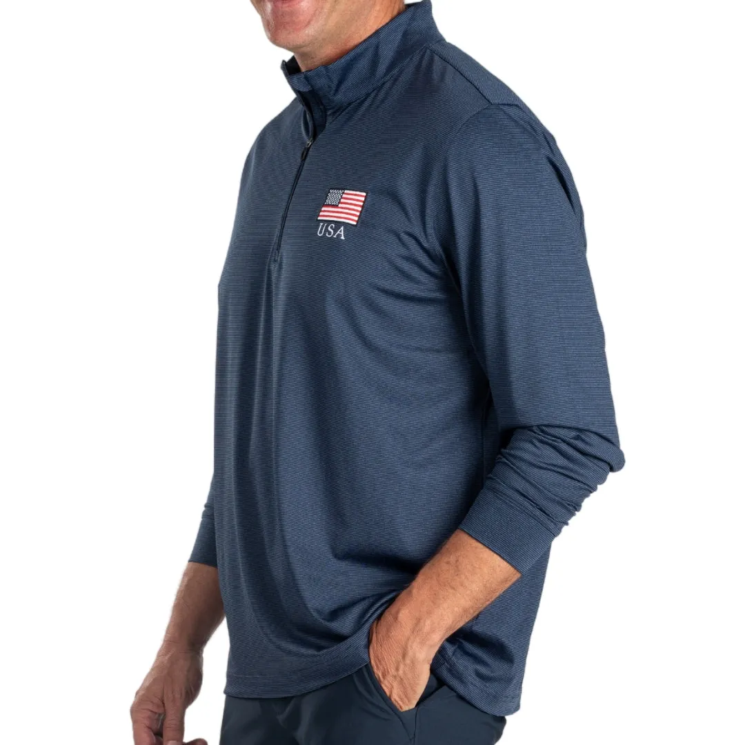 Men's Triumph 1/4 Zip Performance Golf Shirt