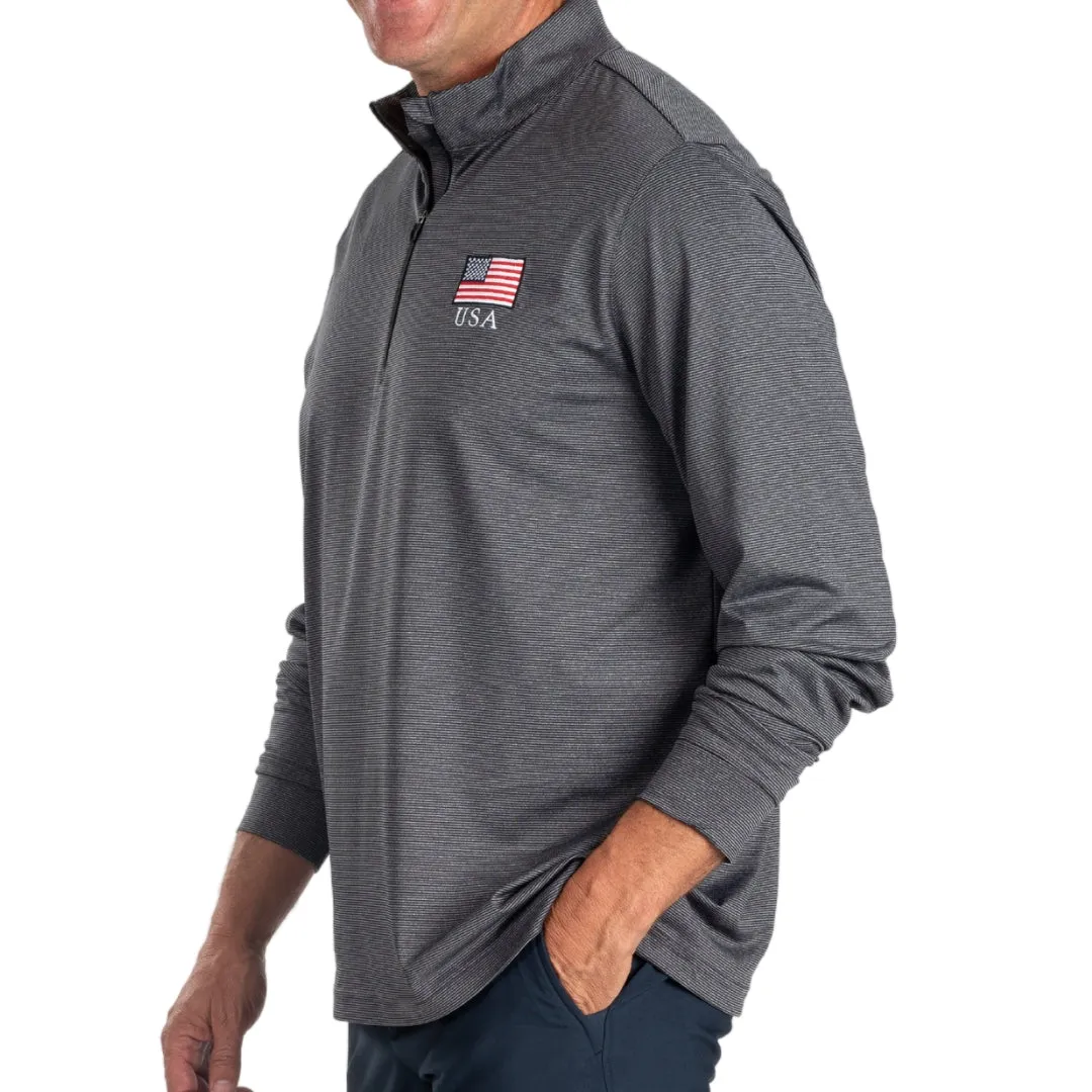 Men's Triumph 1/4 Zip Performance Golf Shirt