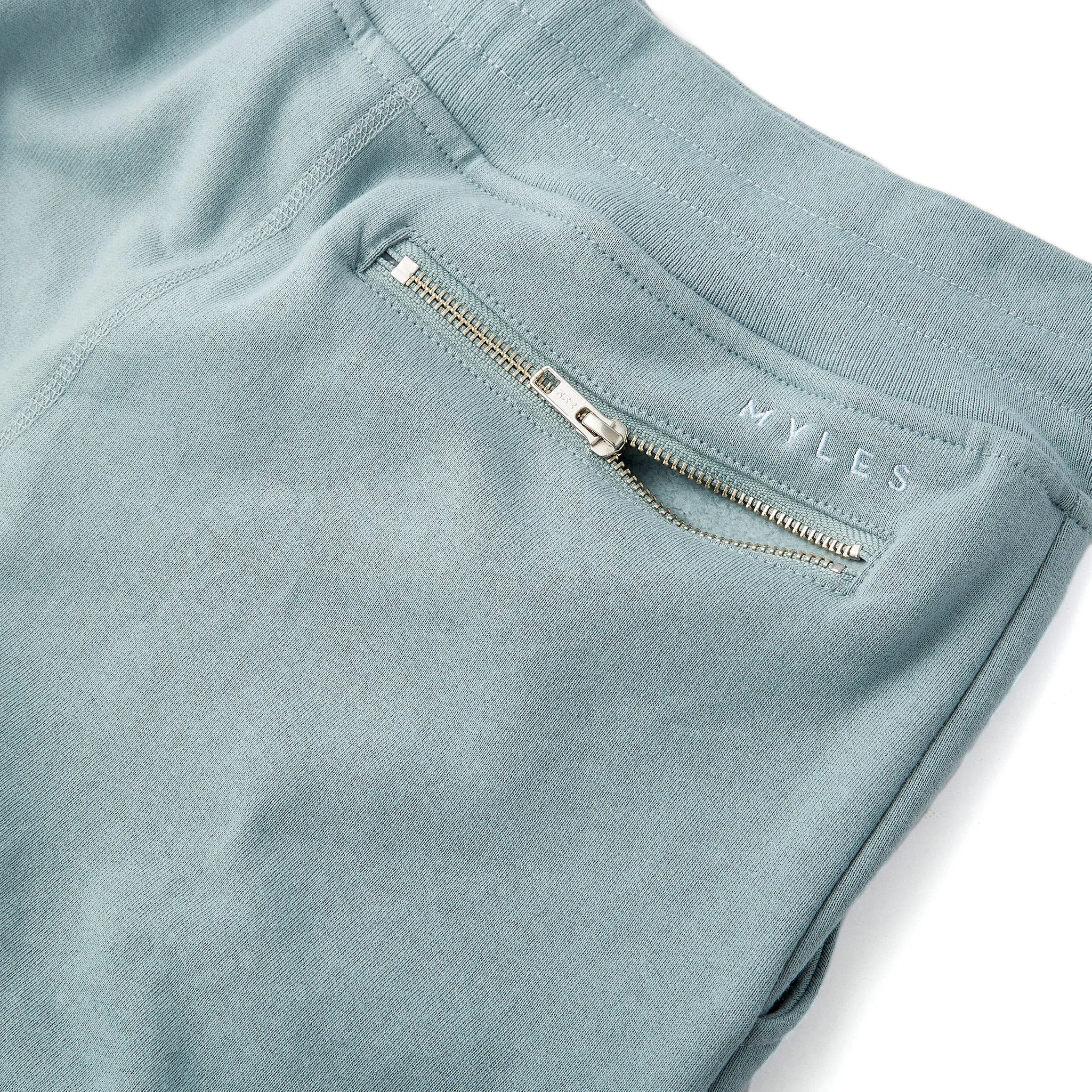 Skyline Heavyweight Fleece Jogger in Steely Blue