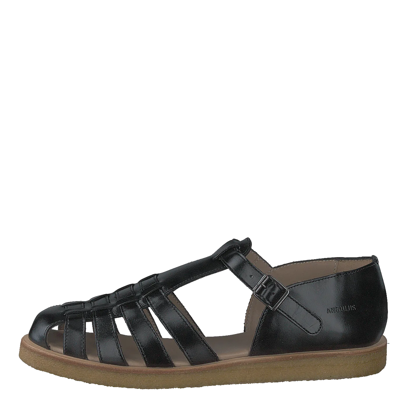 Strap Sandal With Buckle Black