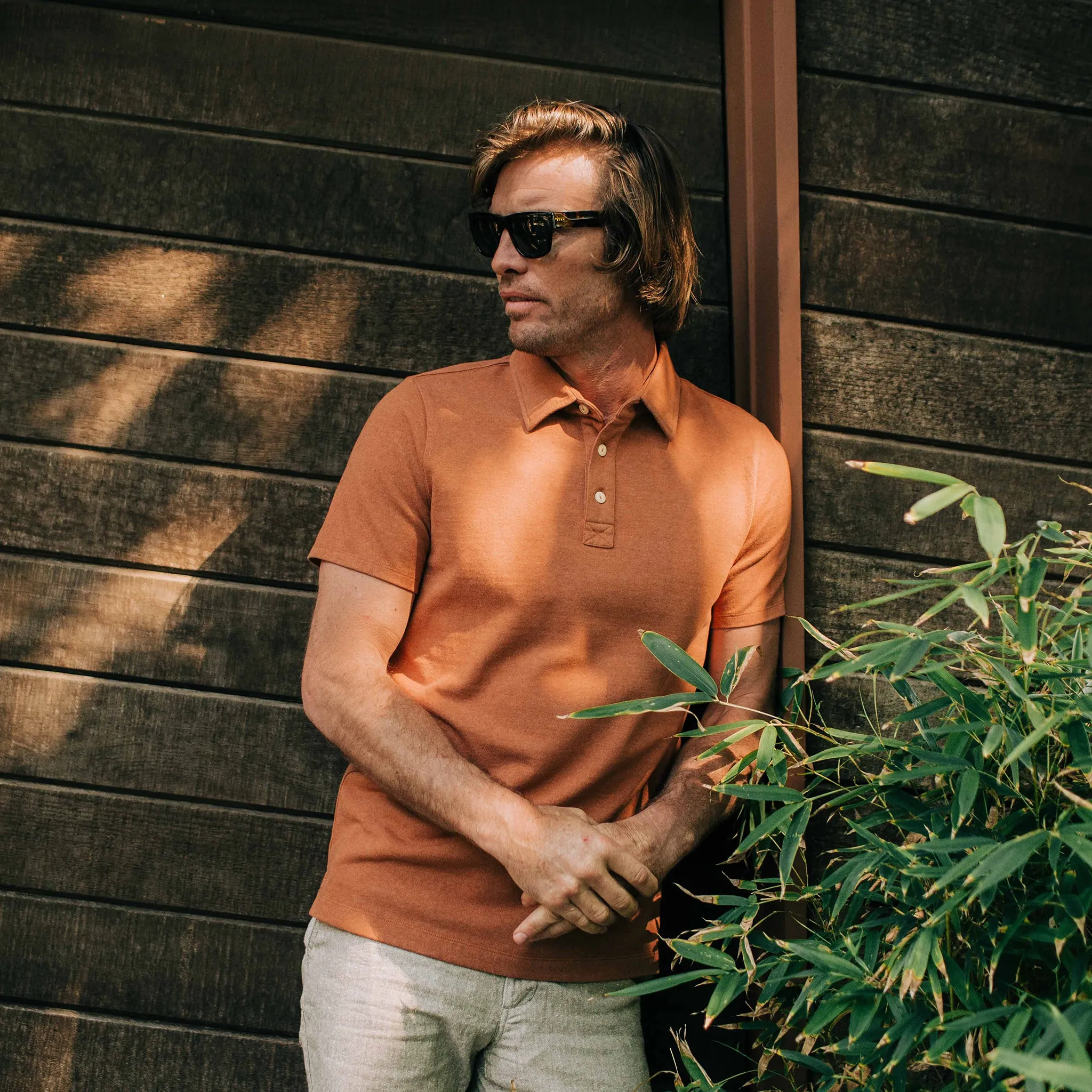 The Heavy Bag Polo in Apricot