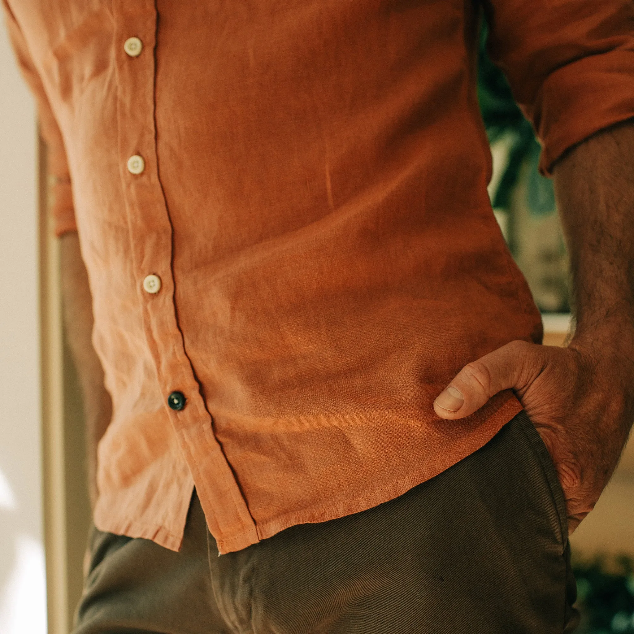 The Jack in Apricot Linen