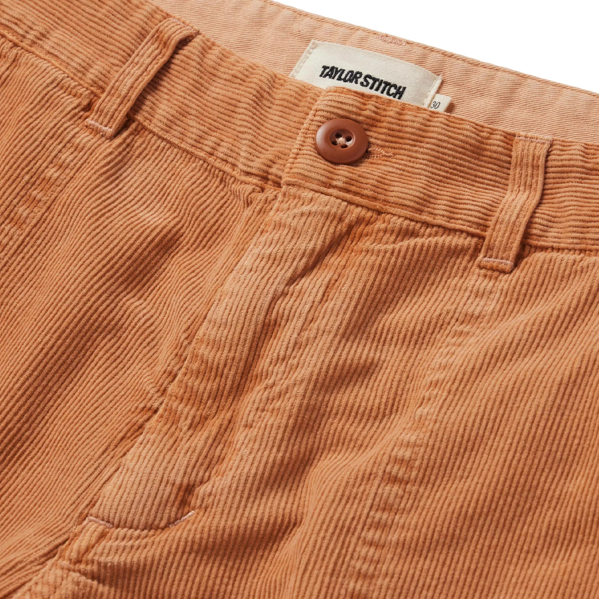 The Trail Short in Apricot Micro Cord