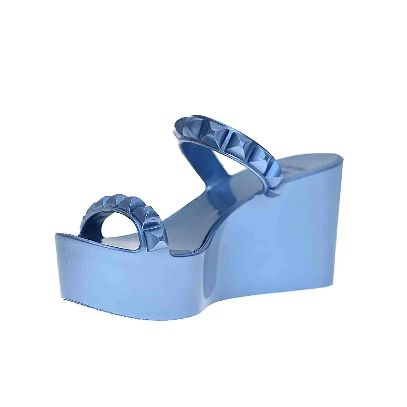 Tonino Mid-Wedge Baby Blue Sandal