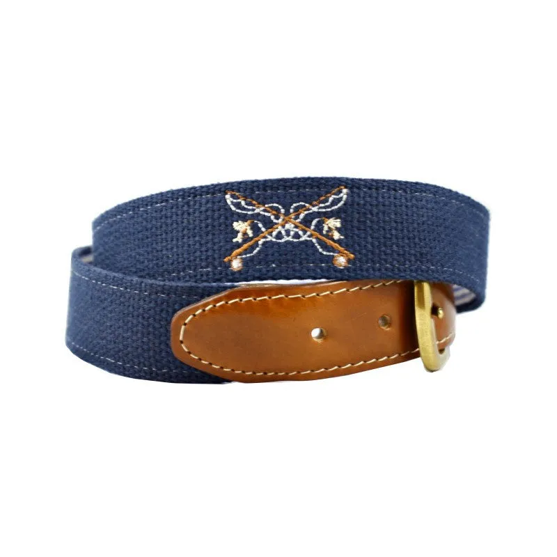 Trout Embroidered Belt